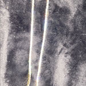 Gold tennis neckless